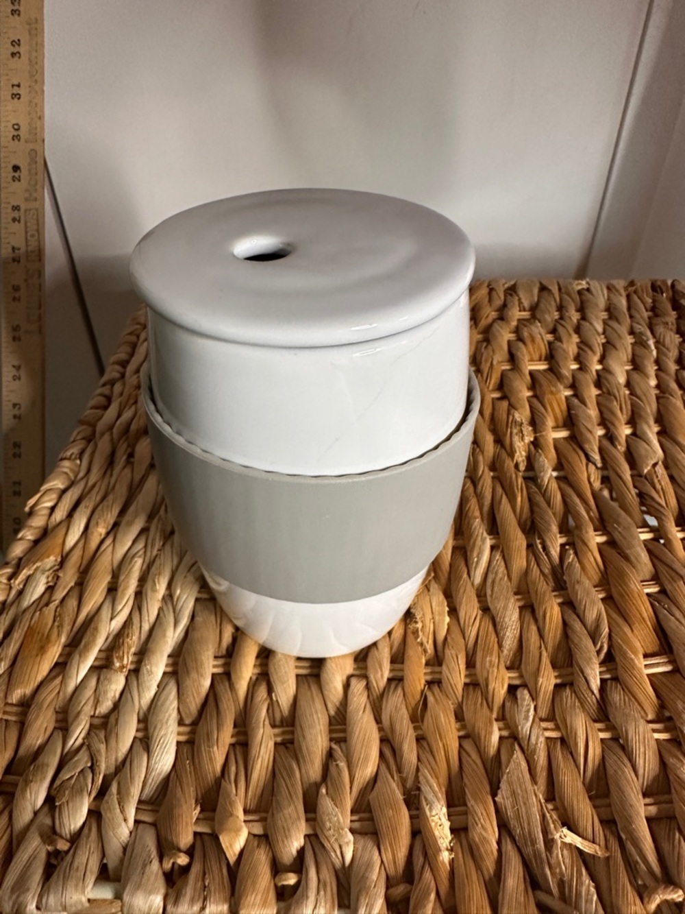 The Pampered Chef White Ceramic Egg Cooker - Picture 5 of 9